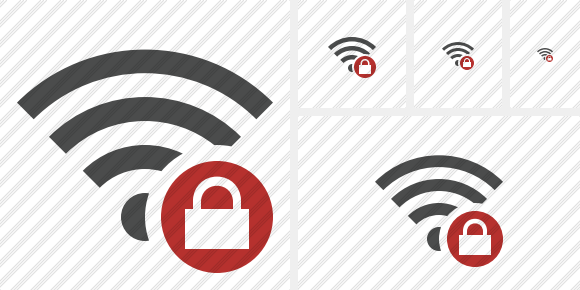 Wi Fi Lock Icon Wi Fi Lock Icon