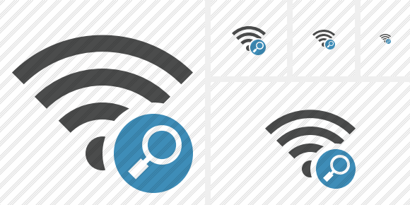 Icono Wi Fi Search