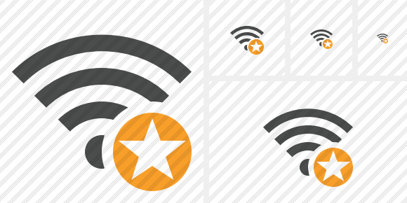 Wi Fi Star Icon Wi Fi Star Icon