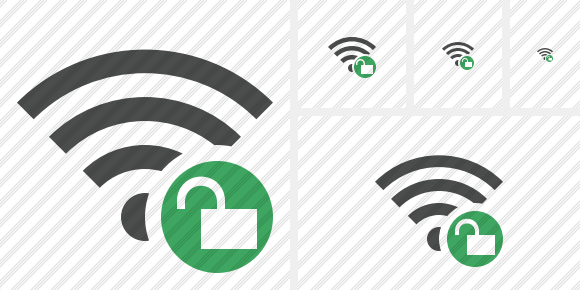 Wi Fi Unlock Icon Wi Fi Unlock Icon