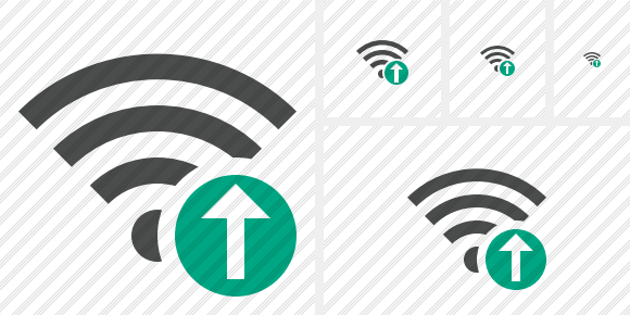 Wi Fi Upload Icon Wi Fi Upload Icon