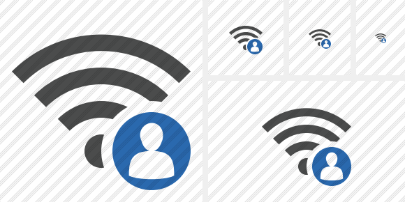 Wi Fi User Icon Wi Fi User Icon