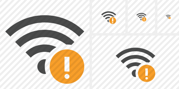 Wi Fi Warning Icon Wi Fi Warning Icon