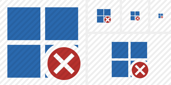 Icono Windows Cancel