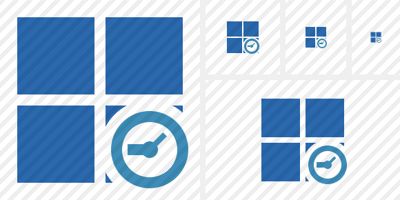 Windows Clock Symbol