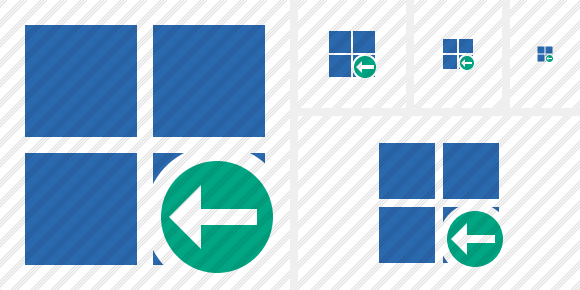 Windows Previous Symbol