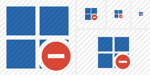 Windows Stop Icon Windows Stop Icon