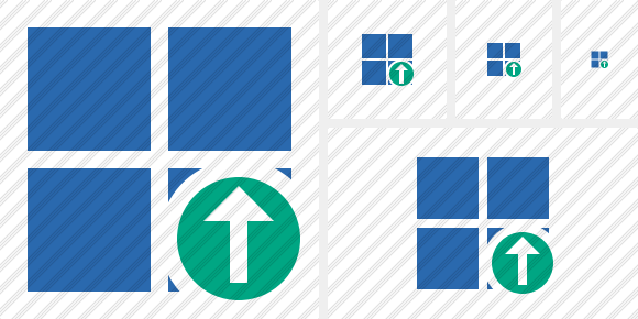 Windows Upload Icon Windows Upload Icon