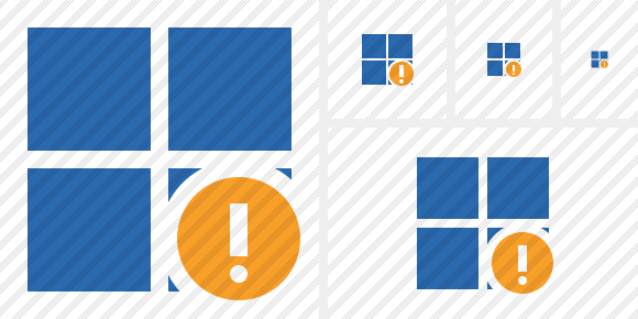 Icono Windows Warning