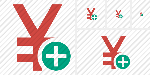 Yen Yuan Add Icon Yen Yuan Add Icon