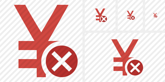 Yen Yuan Cancel Icon Yen Yuan Cancel Icon