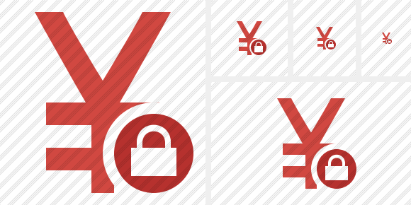 Yen Yuan Lock Icon Yen Yuan Lock Icon
