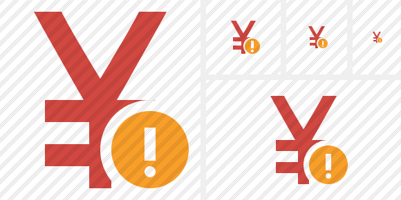 Yen Yuan Warning Icon Yen Yuan Warning Icon