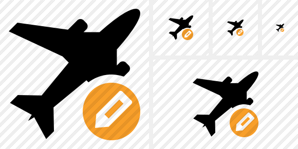 Airplane Edit Symbol