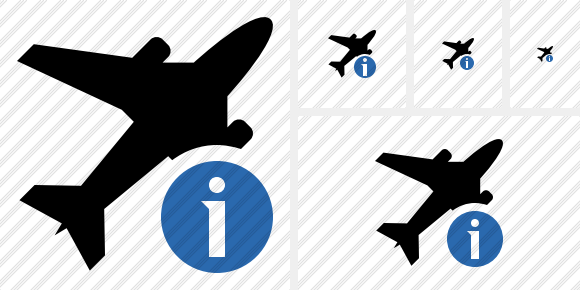 Airplane Information Icon