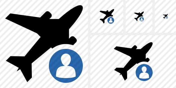 Icona Airplane Utente Icona Airplane Utente