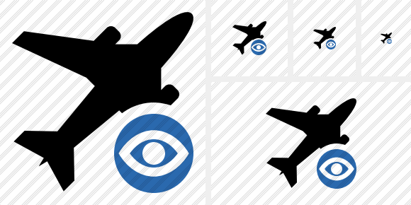 Airplane View Symbol