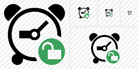 Alarm Clock Unlock Icon