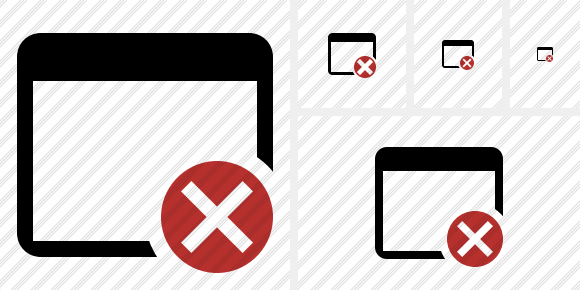 Application Cancel Symbol