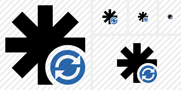 Asterisk Refresh Icon