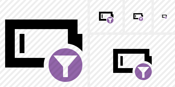 Battery Empty Filter Symbol