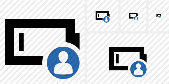 Battery Empty User Symbol Battery Empty User Symbol