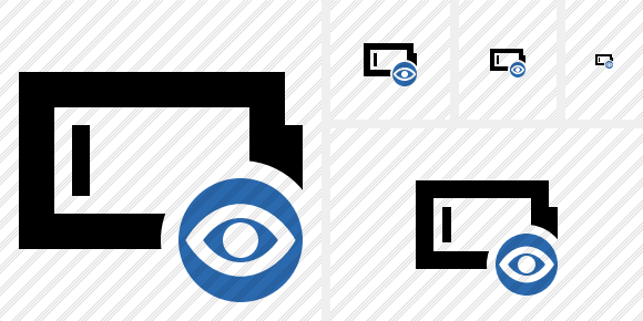 Battery Empty View Symbol Battery Empty View Symbol