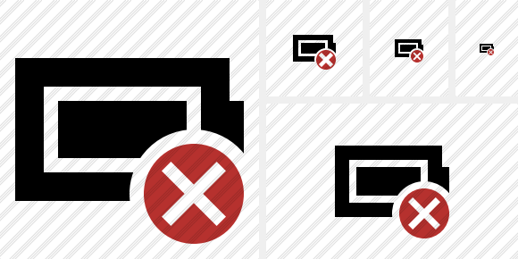 Icono Battery Full Cancel Icono Battery Full Cancel