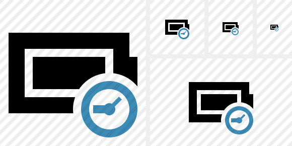 Battery Full Clock Symbol