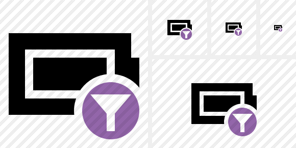 Battery Full Filter Symbol