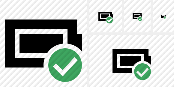 Battery Full Ok Symbol