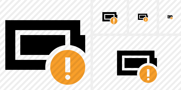 Icono Battery Full Warning Icono Battery Full Warning