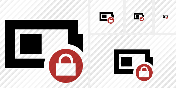 Battery Lock Symbol