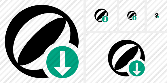 Beach Ball Download Symbol