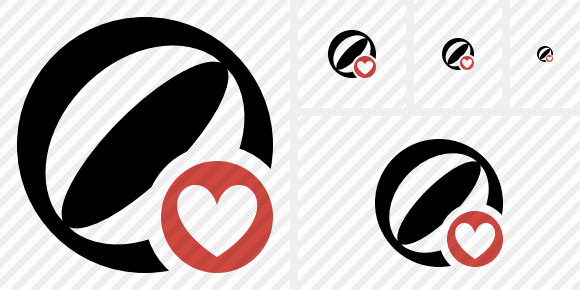 Beach Ball Favorites Symbol Beach Ball Favorites Symbol