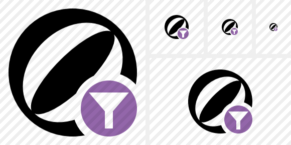 Beach Ball Filter Symbol Beach Ball Filter Symbol