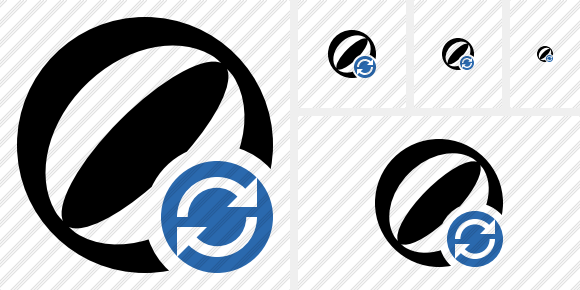 Beach Ball Refresh Symbol Beach Ball Refresh Symbol