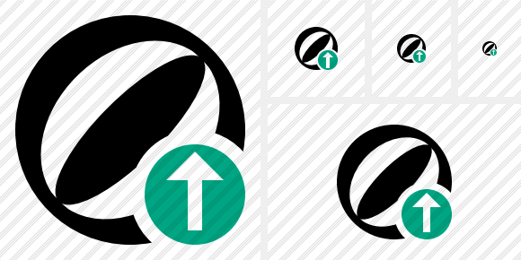 Beach Ball Upload Symbol Beach Ball Upload Symbol