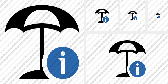 Иконка Пляжный зонт Информация