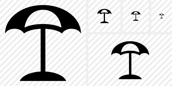 Beach Umbrella Symbol