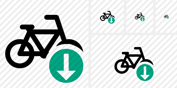 Bicycle Download Symbol