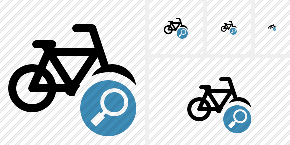 Bicycle Search Icon