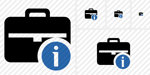 Icône Briefcase Information