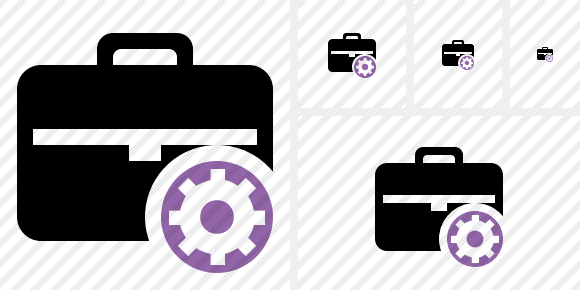 Briefcase Settings Symbol