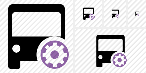 Icône Bus 2 Settings