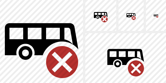 Bus Cancel Symbol