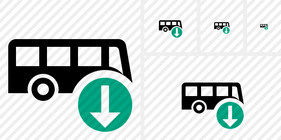 Bus Download Symbol