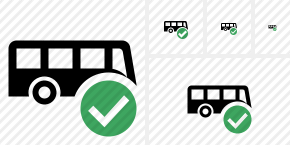 Bus Ok Icon