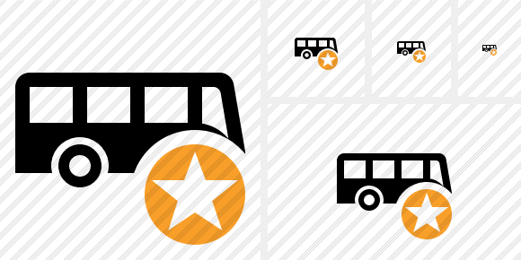 Bus Star Icon