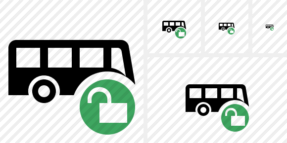 Bus Unlock Icon